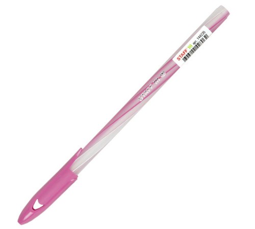 Ручка шариковая STAFF "CANDY PASTEL", синяя, игольчатый узел 0,6 мм, линия 0,3 мм, 144235 Ручка шариковая STAFF "CANDY PASTEL", синяя, игольчатый узел 0,6 мм, линия 0,3 мм, 144235