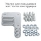 Стеллаж металлический BRABIX "MS KD-180/40-4", 1800х1000х400 мм, 4 полки, сборная стойка, 291115, S240BR144402
