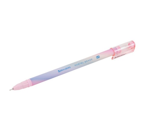 Ручка гелевая BRAUBERG GRADE PASTEL, СИНЯЯ, игольчатый узел 0,5 мм, линия письма 0,3 мм, 144284 Ручка гелевая BRAUBERG GRADE PASTEL, СИНЯЯ, игольчатый узел 0,5 мм, линия письма 0,3 мм, 144284