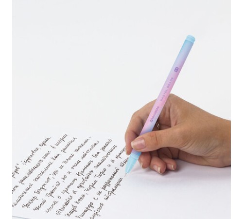 Ручка гелевая BRAUBERG GRADE PASTEL, СИНЯЯ, игольчатый узел 0,5 мм, линия письма 0,3 мм, 144284 Ручка гелевая BRAUBERG GRADE PASTEL, СИНЯЯ, игольчатый узел 0,5 мм, линия письма 0,3 мм, 144284