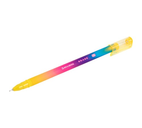 Ручка гелевая BRAUBERG GRADE NEON, ЧЕРНАЯ, игольчатый узел 0,5 мм, линия письма 0,3 мм, 144285 Ручка гелевая BRAUBERG GRADE NEON, ЧЕРНАЯ, игольчатый узел 0,5 мм, линия письма 0,3 мм, 144285