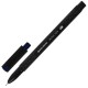 Ручка шариковая масляная BRAUBERG "BLACK PEN", СИНЯЯ, игольчатый узел 0,7 мм, линия письма 0,35 мм, 144325