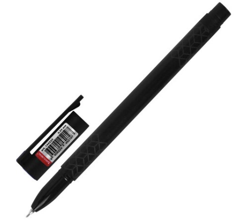 Ручка шариковая масляная BRAUBERG "BLACK PEN", СИНЯЯ, игольчатый узел 0,7 мм, линия письма 0,35 мм, 144325 Ручка шариковая масляная BRAUBERG "BLACK PEN", СИНЯЯ, игольчатый узел 0,7 мм, линия письма 0,35 мм, 144325