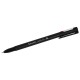 Ручка шариковая масляная BRAUBERG "BLACK PEN", СИНЯЯ, игольчатый узел 0,7 мм, линия письма 0,35 мм, 144325