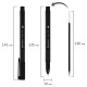 Ручка шариковая масляная BRAUBERG "BLACK PEN", СИНЯЯ, игольчатый узел 0,7 мм, линия письма 0,35 мм, 144325