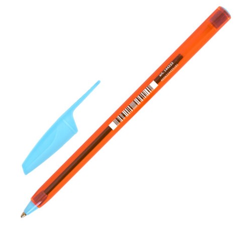 Ручка шариковая BRAUBERG X-30 ORANGE, СИНЯЯ, мягкое письмо, пишущий узел 1 мм, линия письма 0,5 мм, 144333 Ручка шариковая BRAUBERG X-30 ORANGE, СИНЯЯ, мягкое письмо, пишущий узел 1 мм, линия письма 0,5 мм, 144333