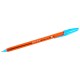 Ручка шариковая BRAUBERG X-30 ORANGE, СИНЯЯ, мягкое письмо, пишущий узел 1 мм, линия письма 0,5 мм, 144333