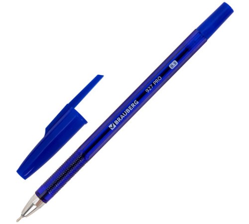 Ручка шариковая BRAUBERG 927 PRO "WRITING 3.0", СИНЯЯ, пишущий узел 0,5 мм, линия письма 0,25 мм, 144337 Ручка шариковая BRAUBERG 927 PRO "WRITING 3.0", СИНЯЯ, пишущий узел 0,5 мм, линия письма 0,25 мм, 144337