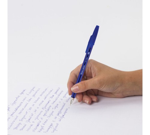 Ручка шариковая BRAUBERG 927 PRO "WRITING 3.0", СИНЯЯ, пишущий узел 0,5 мм, линия письма 0,25 мм, 144337 Ручка шариковая BRAUBERG 927 PRO "WRITING 3.0", СИНЯЯ, пишущий узел 0,5 мм, линия письма 0,25 мм, 144337