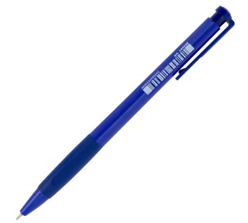 Ручка шариковая автоматическая BRAUBERG A-30 "WRITING 3.0", СИНЯЯ, пишущий узел 0,5 мм, линия письма 0,25 мм, 144339