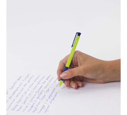 Ручка шариковая автоматическая BRAUBERG A-30 COLOR MIX "WRITING 3.0", СИНЯЯ, пишущий узел 0,5 мм, линия письма 0,25 мм, 144341 Ручка шариковая автоматическая BRAUBERG A-30 COLOR MIX "WRITING 3.0", СИНЯЯ, пишущий узел 0,5 мм, линия письма 0,25 мм, 144341