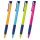 Ручки шариковые автоматические BRAUBERG A-30 COLOR MIX "WRITING 3.0", КОМПЛЕКТ 12 ШТ., СИНИЕ, узел 0,5 мм, линия 0,25 мм, 144342