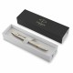 Ручка шариковая PARKER "IM Professionals Monochrome Champagne", корпус шампань, сталь, синяя, 2172956