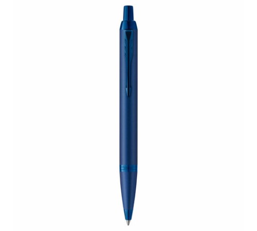 Ручка шариковая PARKER "IM Professionals Monochrome Blue", корпус синий металлик, сталь, синяя, 2172966 Ручка шариковая PARKER "IM Professionals Monochrome Blue", корпус синий металлик, сталь, синяя, 2172966