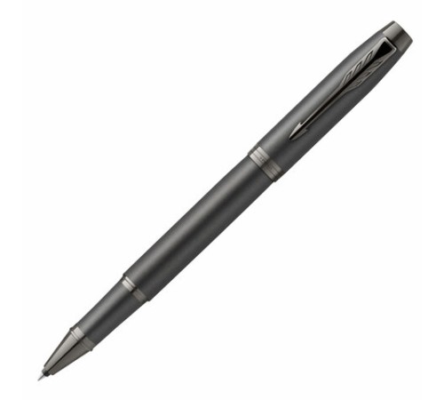 Ручка-роллер PARKER "IM Professionals Monochrome Titanium", черный лак, нержавеющая сталь, черная, 2172960 Ручка-роллер PARKER "IM Professionals Monochrome Titanium", черный лак, нержавеющая сталь, черная, 2172960