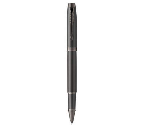 Ручка-роллер PARKER "IM Professionals Monochrome Titanium", черный лак, нержавеющая сталь, черная, 2172960 Ручка-роллер PARKER "IM Professionals Monochrome Titanium", черный лак, нержавеющая сталь, черная, 2172960