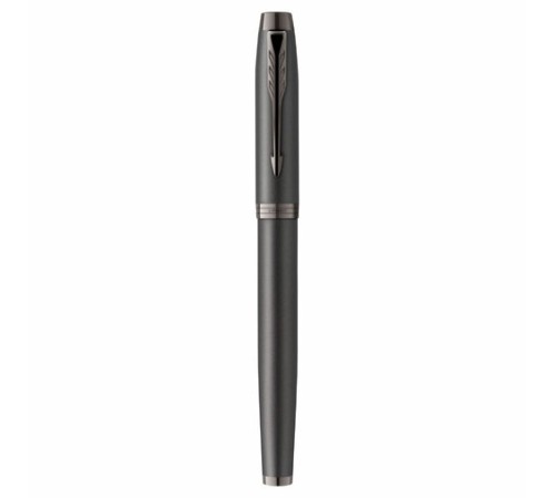 Ручка-роллер PARKER "IM Professionals Monochrome Titanium", черный лак, нержавеющая сталь, черная, 2172960 Ручка-роллер PARKER "IM Professionals Monochrome Titanium", черный лак, нержавеющая сталь, черная, 2172960