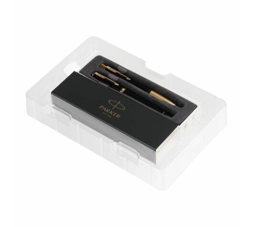 Набор PARKER "Urban Black GT": шариковая ручка синяя и перьевая ручка синяя, 2093381 Набор PARKER "Urban Black GT": шариковая ручка синяя и перьевая ручка синяя, 2093381