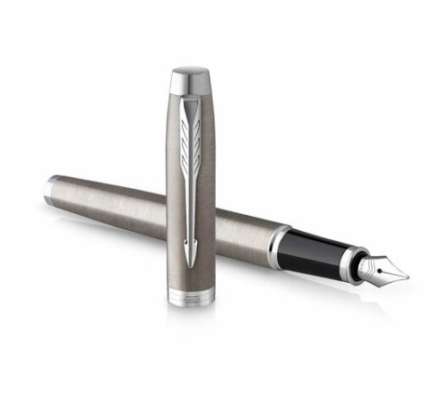 Набор PARKER "IM Stainless Steel CT": шариковая ручка синяя и перьевая ручка синяя, 2183058 Набор PARKER "IM Stainless Steel CT": шариковая ручка синяя и перьевая ручка синяя, 2183058
