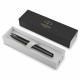 Ручка перьевая PARKER "IM Professionals Monochrome Titanium", темно-серый лак, сталь, синяя, 2172959