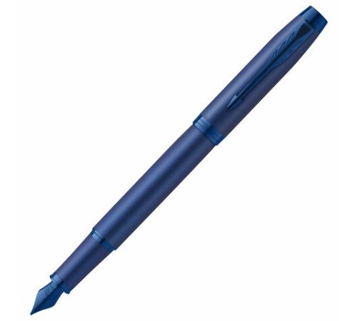 Ручка перьевая PARKER "IM Professionals Monochrome Blue", синий металлик, нержавеющая сталь, синяя, 2172964 Ручка перьевая PARKER "IM Professionals Monochrome Blue", синий металлик, нержавеющая сталь, синяя, 2172964