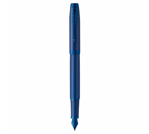 Ручка перьевая PARKER "IM Professionals Monochrome Blue", синий металлик, нержавеющая сталь, синяя, 2172964 Ручка перьевая PARKER "IM Professionals Monochrome Blue", синий металлик, нержавеющая сталь, синяя, 2172964