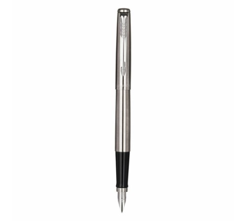 Набор PARKER "Jotter Stainless Steel GT": шариковая ручка синяя и перьевая ручка синяя, 2093258 Набор PARKER "Jotter Stainless Steel GT": шариковая ручка синяя и перьевая ручка синяя, 2093258