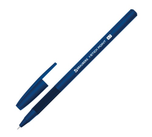 Ручка шариковая с грипом BRAUBERG "i-STICK DEEP BLUE", СИНЯЯ, пишущий узел 0,7 мм, линия письма 0,35 мм, 144385 Ручка шариковая с грипом BRAUBERG "i-STICK DEEP BLUE", СИНЯЯ, пишущий узел 0,7 мм, линия письма 0,35 мм, 144385
