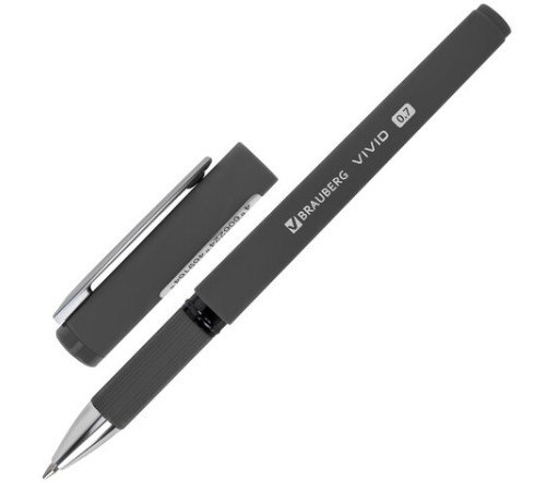 Ручка шариковая с грипом BRAUBERG 