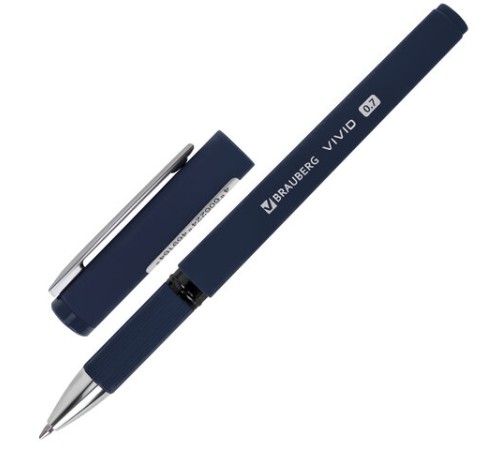 Ручка шариковая с грипом BRAUBERG 