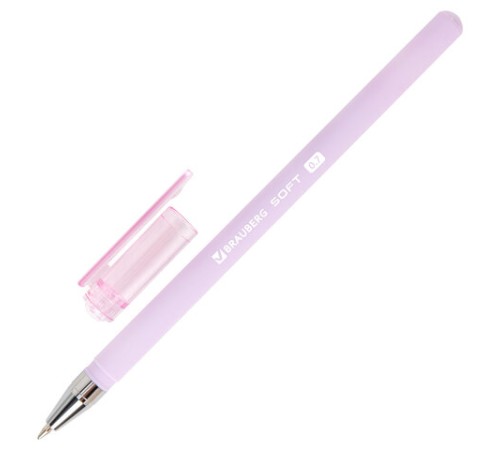 Ручки шариковые BRAUBERG "SOFT PASTEL", НАБОР 4 ШТУКИ, СИНИЕ, SOFT TOUCH покрытие, узел 0,7 мм, линия письма 0,35 мм, 144400 Ручки шариковые BRAUBERG "SOFT PASTEL", НАБОР 4 ШТУКИ, СИНИЕ, SOFT TOUCH покрытие, узел 0,7 мм, линия письма 0,35 мм, 144400