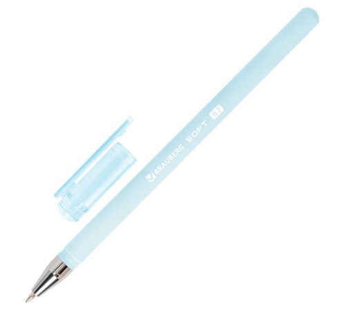 Ручки шариковые BRAUBERG "SOFT PASTEL", НАБОР 4 ШТУКИ, СИНИЕ, SOFT TOUCH покрытие, узел 0,7 мм, линия письма 0,35 мм, 144400 Ручки шариковые BRAUBERG "SOFT PASTEL", НАБОР 4 ШТУКИ, СИНИЕ, SOFT TOUCH покрытие, узел 0,7 мм, линия письма 0,35 мм, 144400