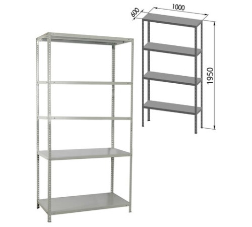 Стеллаж металлический BRABIX 