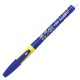 Ручка стираемая гелевая с грипом BIC "Gelocity Illusion", СИНЯЯ, корпус синий, линия 0,3 мм, 516518