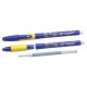 Ручка стираемая гелевая с грипом BIC "Gelocity Illusion", СИНЯЯ, корпус синий, линия 0,3 мм, 516518