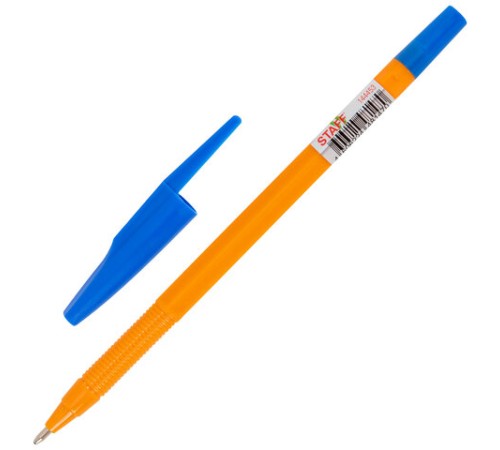 Ручка шариковая STAFF "Basic BP-66 ORANGE", СИНЯЯ, корпус оранжевый, узел 1 мм, линия письма 0,5 мм, 144453 Ручка шариковая STAFF "Basic BP-66 ORANGE", СИНЯЯ, корпус оранжевый, узел 1 мм, линия письма 0,5 мм, 144453