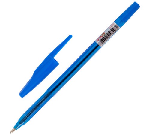 Ручка шариковая STAFF "Basic BP-66 BLUE", СИНЯЯ, корпус синий, узел 1 мм, линия письма 0,5 мм, 144454 Ручка шариковая STAFF "Basic BP-66 BLUE", СИНЯЯ, корпус синий, узел 1 мм, линия письма 0,5 мм, 144454