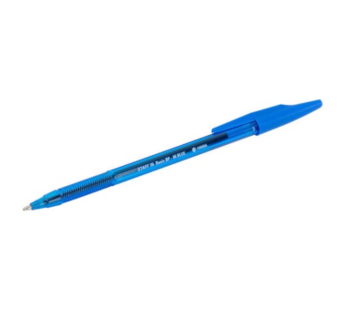 Ручка шариковая STAFF "Basic BP-66 BLUE", СИНЯЯ, корпус синий, узел 1 мм, линия письма 0,5 мм, 144454 Ручка шариковая STAFF "Basic BP-66 BLUE", СИНЯЯ, корпус синий, узел 1 мм, линия письма 0,5 мм, 144454