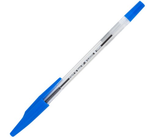 Ручка шариковая STAFF "Basic BP-66 CLASSIC", СИНЯЯ, корпус прозрачный, узел 1 мм, линия письма 0,5 мм, 144455 Ручка шариковая STAFF "Basic BP-66 CLASSIC", СИНЯЯ, корпус прозрачный, узел 1 мм, линия письма 0,5 мм, 144455