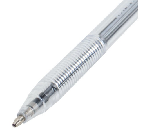 Ручка шариковая STAFF "Basic BP-66 CLASSIC", СИНЯЯ, корпус прозрачный, узел 1 мм, линия письма 0,5 мм, 144455 Ручка шариковая STAFF "Basic BP-66 CLASSIC", СИНЯЯ, корпус прозрачный, узел 1 мм, линия письма 0,5 мм, 144455
