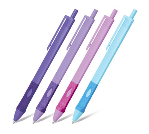 Ручка шариковая автоматическая эргономичная с грипом STAFF "Profit 500 PASTEL COLOR", СИНЯЯ, узел 0,7 мм, линия письма 0,35 мм, 144492 Ручка шариковая автоматическая эргономичная с грипом STAFF "Profit 500 PASTEL COLOR", СИНЯЯ, узел 0,7 мм, линия письма 0,35 мм, 144492