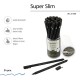 Ручка гелевая BRUNO VISCONTI "Super Slim Black", СИНЯЯ, узел 0,28 мм, линия 0,2 мм, 20-0398