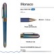 Ручка шариковая BRUNO VISCONTI "MONACO PEARL", СИНЯЯ, темно-синий корпус, линия 0,4 мм, 20-0125/84