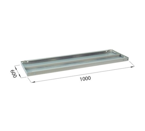 Полка к металлическому стеллажу BRABIX "MS/MS KD", 1000х600 мм, КОМПЛЕКТ 2 шт., с фурнитурой, 291125, S241BR206102 Полка к металлическому стеллажу BRABIX "MS/MS KD", 1000х600 мм, КОМПЛЕКТ 2 шт., с фурнитурой, 291125, S241BR206102