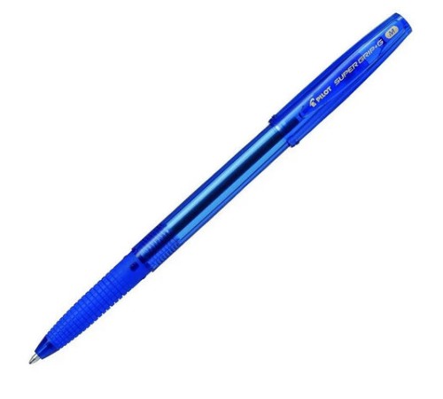 Ручка шариковая с грипом PILOT Super Grip G, СИНЯЯ, узел 1 мм, линия 0,27 мм, BPS-GG-M L Ручка шариковая с грипом PILOT Super Grip G, СИНЯЯ, узел 1 мм, линия 0,27 мм, BPS-GG-M L