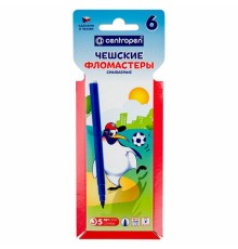 Фломастеры 6 ЦВЕТОВ CENTROPEN 