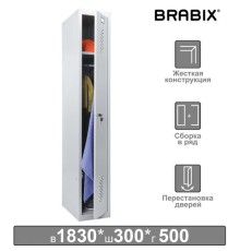 Шкаф металлический для одежды BRABIX 