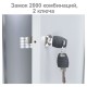 Шкаф металлический для одежды BRABIX "LK 11-30", УСИЛЕННЫЙ, 1 секция, 1830х300х500 мм,18 кг, 291127, S230BR401102