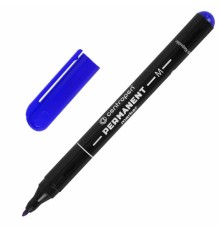 Маркер перманентный CENTROPEN 2846, СИНИЙ, тонкий наконечник, 1 мм, 6 2846 9406