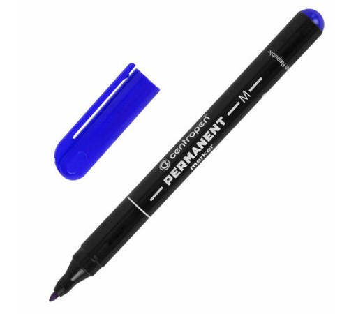 Маркер перманентный CENTROPEN 2846, СИНИЙ, тонкий наконечник, 1 мм, 6 2846 9406 Маркер перманентный CENTROPEN 2846, СИНИЙ, тонкий наконечник, 1 мм, 6 2846 9406
